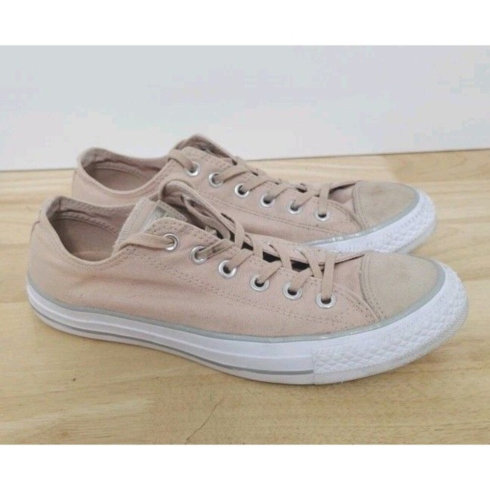 Converse Chuck Taylor All Star Ox Particle Beige Pink Women s Shoes 559889C Sz 9 - Picture 10 of 10